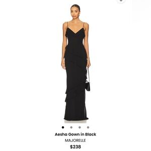 MAJORELLE Black Maxi Dress